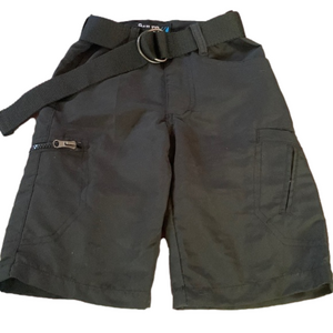 SRules Boys Black Cargo Shorts